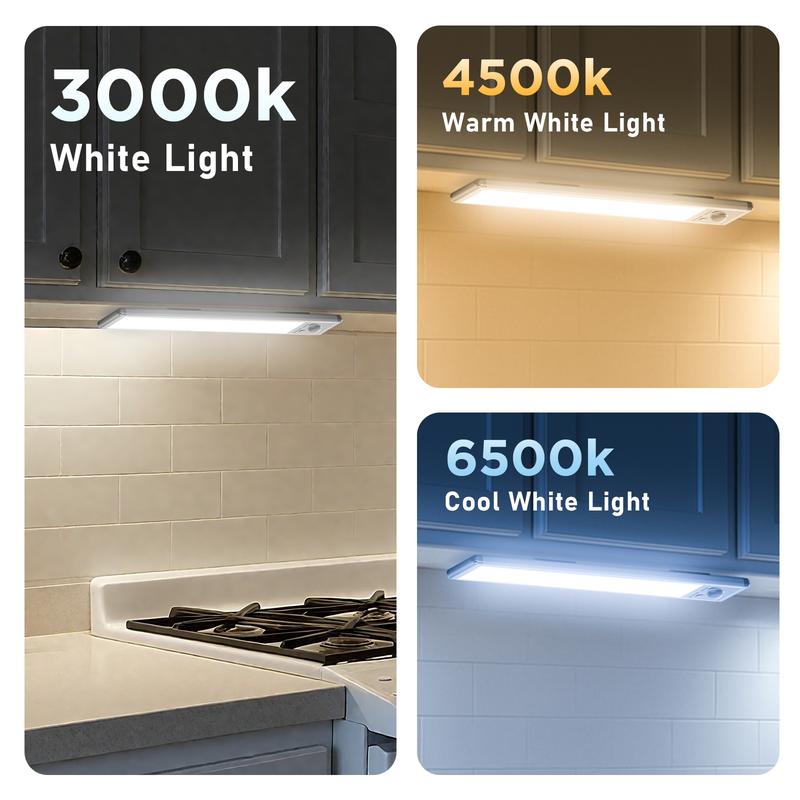TAILEDEN Under CabinetLights, 76 LED MotionSensor Night Light indoor-LLH