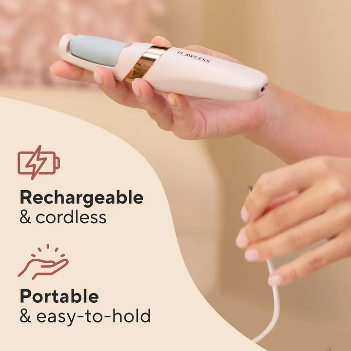 Electric Callus Remover for Feet, Professional Pedicure Kit Foot Scrubber for Dry, Dead, Cracked, Hard Skin, at Home Feet Spa Care Kit for Men & Women