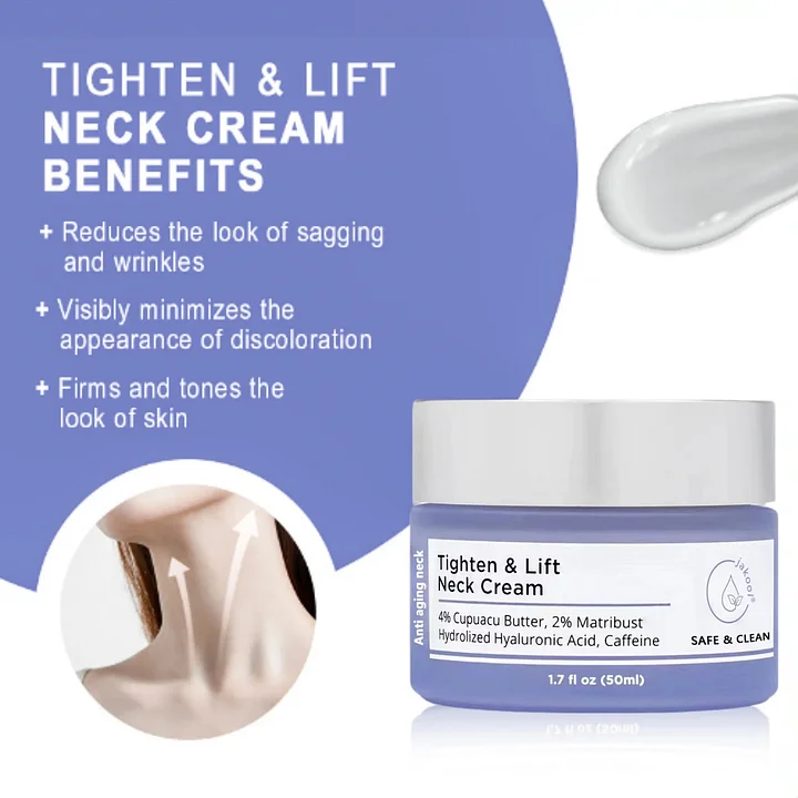 Neck Cream - Tighten & Lift Firming Neck Cream for Crepey Skin Shipping From USA