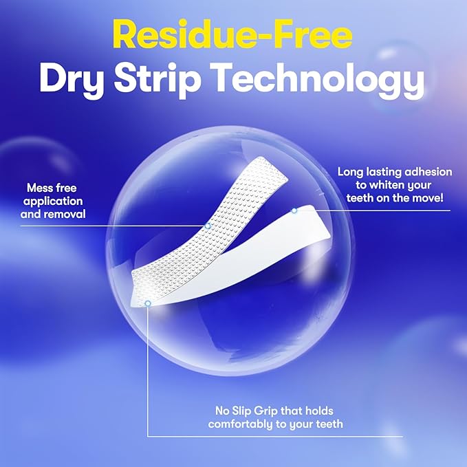 V34 Whitening Strips, Teeth Whitening Strips, Purple Tooth Whitening, Tooth Stain Treatment, Combining Whitening and Colour Correction-ZHP