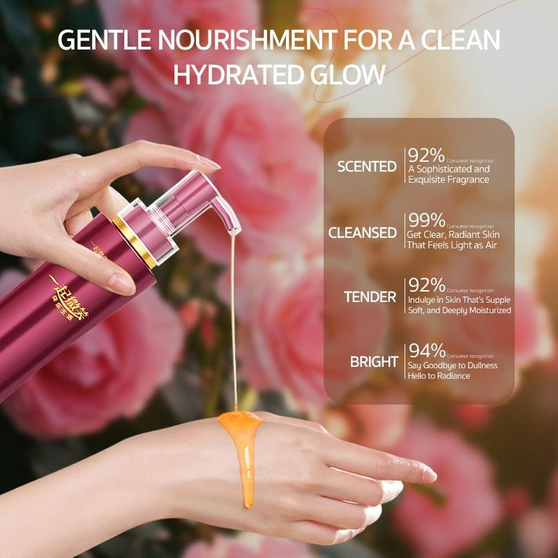 Let's smile 48 Hours Aroma & 72 Hours AROMA HYDRATEBODY WASH (Gold Edition)- gentle cleansing,suitable for all skin types, suitable for men and women - 250ml Luxurious