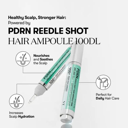 PDRN Reedle Shot Hair Ampoule 100dl 15ml | Hair Growth Hair loss treatment ampoule serum-hz