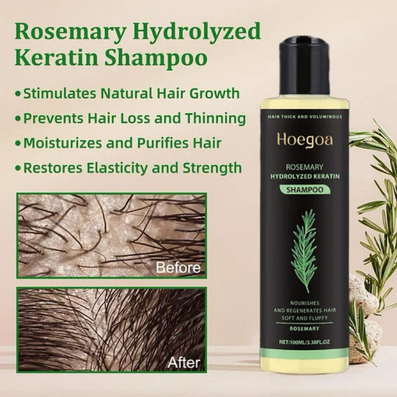 Rosemary Shampoo BoostHair Growth, Control Oil & Dandruff,Soothe Scalp lritation & RestoreShine-hz