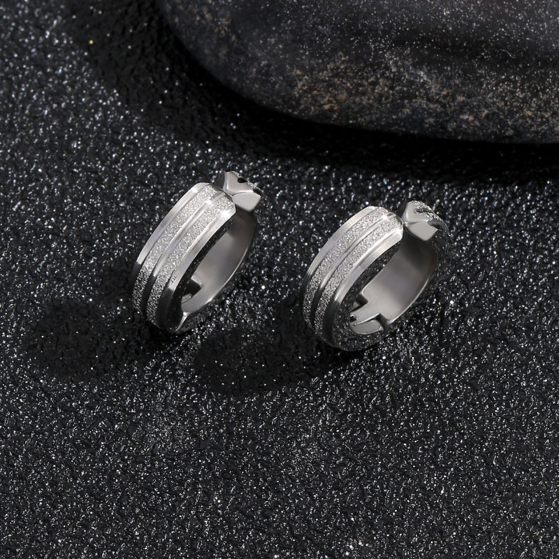 Geometric Stainless Steel Earrings - Rust-Proof & Trendy Statement Pieces