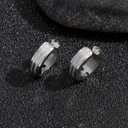 Geometric Stainless Steel Earrings - Rust-Proof & Trendy Statement Pieces