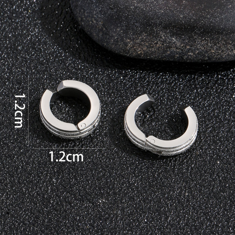 Geometric Stainless Steel Earrings - Rust-Proof & Trendy Statement Pieces