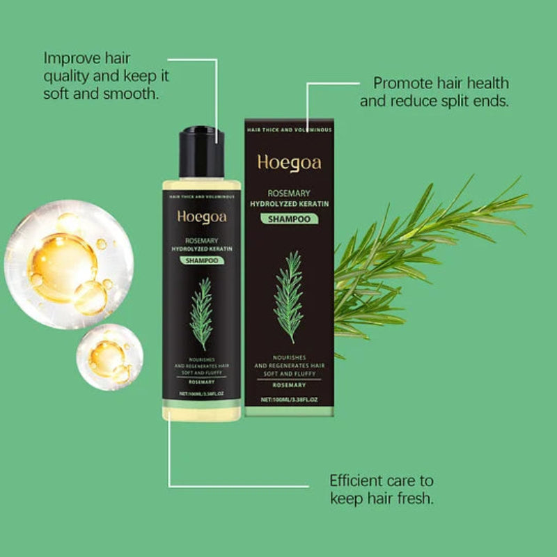 Rosemary Shampoo BoostHair Growth, Control Oil & Dandruff,Soothe Scalp lritation & RestoreShine-hz