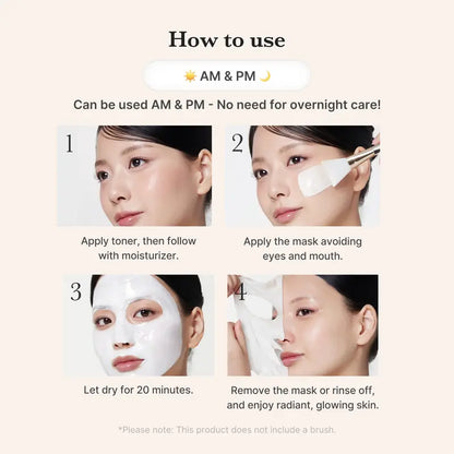[medicube] Milky Glow Lock Collagen Duo l Collagen Glazed Milky Glow Wrapping Mask (20-Min Use) + Collagen Glow Booster Milk Serum for Hydration & Radiance, Korean Skincare, K-beauty-LGH