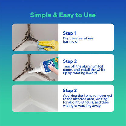 Home Remover Gel (5 Fl oz), Multifunctional Stain Remover, Washing Machine Cleaner, Refrigerator Strips, Grout Cleaner Best for Floor Tile, Home Sink, Kitchen, Showers -LLH