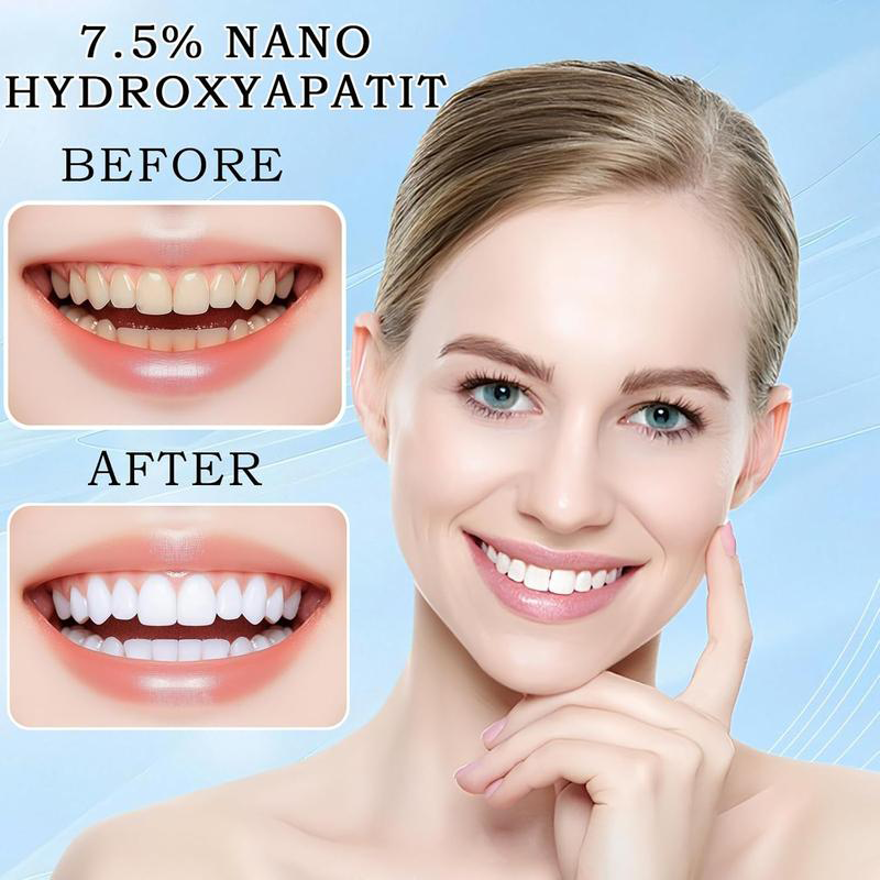 Hydroxyapatite Toothpaste 7.5% for Enamel Repair & Teeth Whitening Refreshing Flavor Fluoride-Free 4.23oz Gentle Formula for Sensitive Teeth Care-LGH