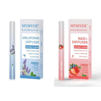 Thyme and mint extracts for lung detoxification and oral air freshening, herbal diffusion pen relaxation stick Solution