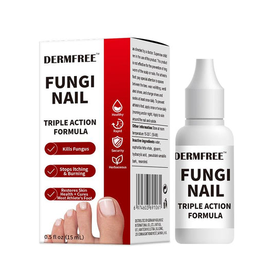 Toenail Fungus Treatment Extra Strength, Antifungal Solution for Toenail or Fingernail, Triple Action Formula for Remove Fungal, Repair and Renewal Damaged Nails, 0.5 Fl Oz-XDX