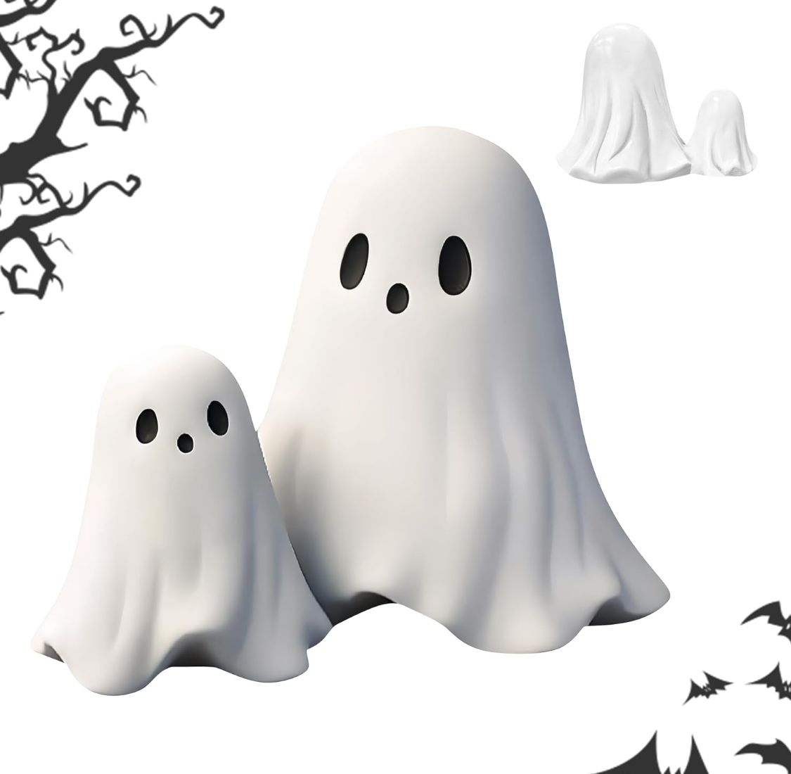White Pair of Ghosts