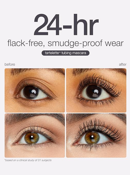 tartelette tubing mascara - black - full size & tarte opening act lash primer - full size