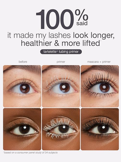 tartelette tubing mascara - black - full size & tarte opening act lash primer - full size