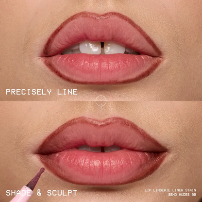 Lip Lingerie Sculpting Lip Liner Stain - Lightweight, Transfer-Proof, Waterproof, NYX Professional Makeup