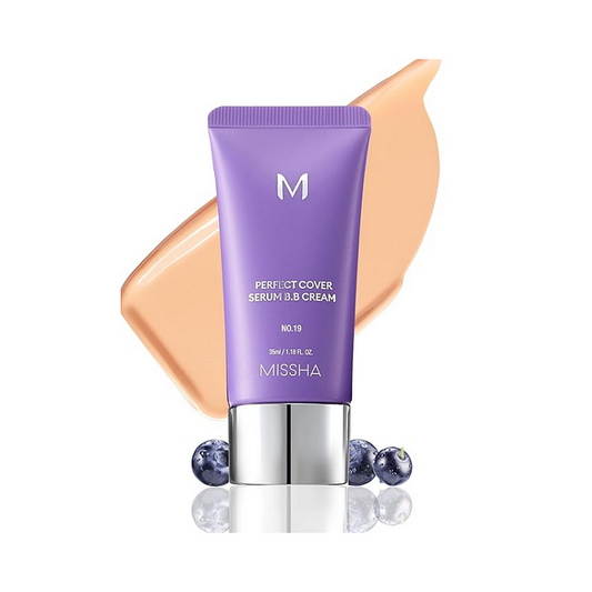 PERFECT COVER SERUM BB CREAM, BB Cream by Cardi B Pick, Skin Tint, Tinted Moisturizer, Skin Care Foundation Makeup, Korean Makeup, 1.18 Fl oz