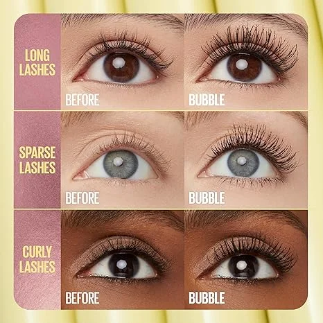 Lash Lengthening Mascara for Thick, Bold, Lifted Lashes - Buildable Eye Makeup Formulated to Strengthen and Condition with Rich Nutrients