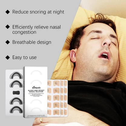 Intake Breathing Magnetic Nasal Strip Starter Kit and 15 Day Supply Extra Strength