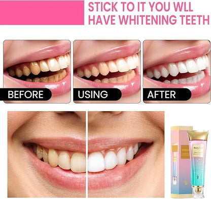 Niacinamide Whitening Toothpaste – Natural Whitening Toothpaste with Niacinamide, Gentle Formula for Brighter Teeth & Fresh Breath