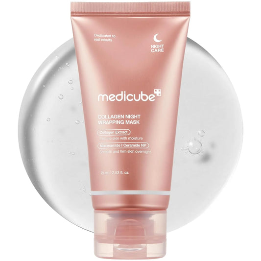 Caffeine Overnight Wrapping Peel Off Facial Mask | Firming, Depuffing & Hydration | Salmon DNA + Caffeine + Collagen For Refined, Glass Skin & Face Contour Support | Korean Skin Care