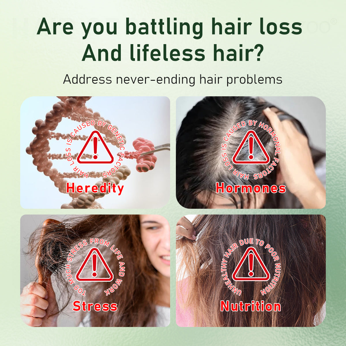 FUNZOO Hair Growth Serum Roll-On with Batana Oil & Rosemary for Scalp Care - Nourishing & Hair Regrowth Formula - 20ml