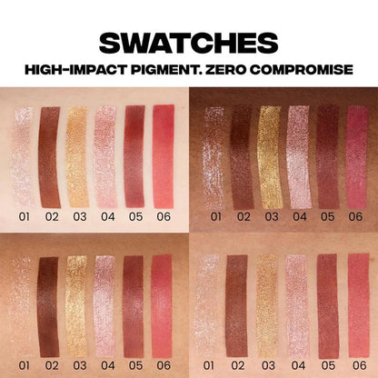 A Long-Lasting, Crease-Proof Liquid Eyeshadow, Glimmer Liquid Shadow, Sparkle Eyeshadow, Long Lasting Natural Blendable Eyeshadows Makeup Smooth Makeup For All Skin Types