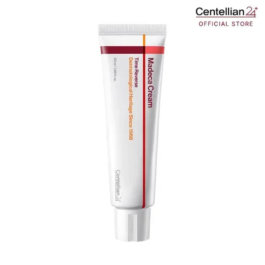 Madeca Cream Time Reverse Anti-Aging Moisturizer for Wrinkles & Dry Skin | Cica + Hyaluronic Acid | Korean Skincare