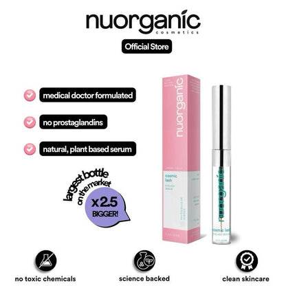 Eyelash Growth Serum 8ML to Grow Thicker, Longer Lashes, Developed by Anti-Aging Scientists, Clean Formulation, No Prostaglandins, 8ML, Skin Care