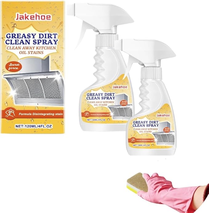 Gihens Heavy Oil Cleaner,2025 New Kitchen Degreaser Heavy-Duty Grease Remover for Stove, Fast-Acting All-Purpose Cleaner for Kitchen, Household-ZHP