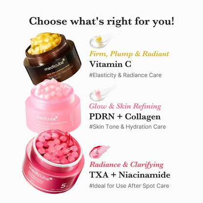 Mix & Match Boba Cream Set | Tiktok Viral Capsule Creams for Uneven Skin Tone, Glow Hydration, Korean Skincare, K-beauty 341 sold