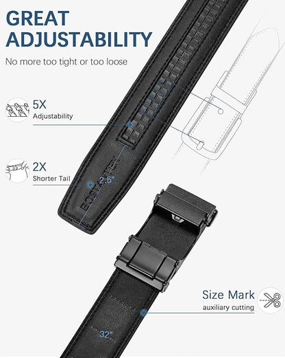 Mens Belt Leather Ratchet Belt