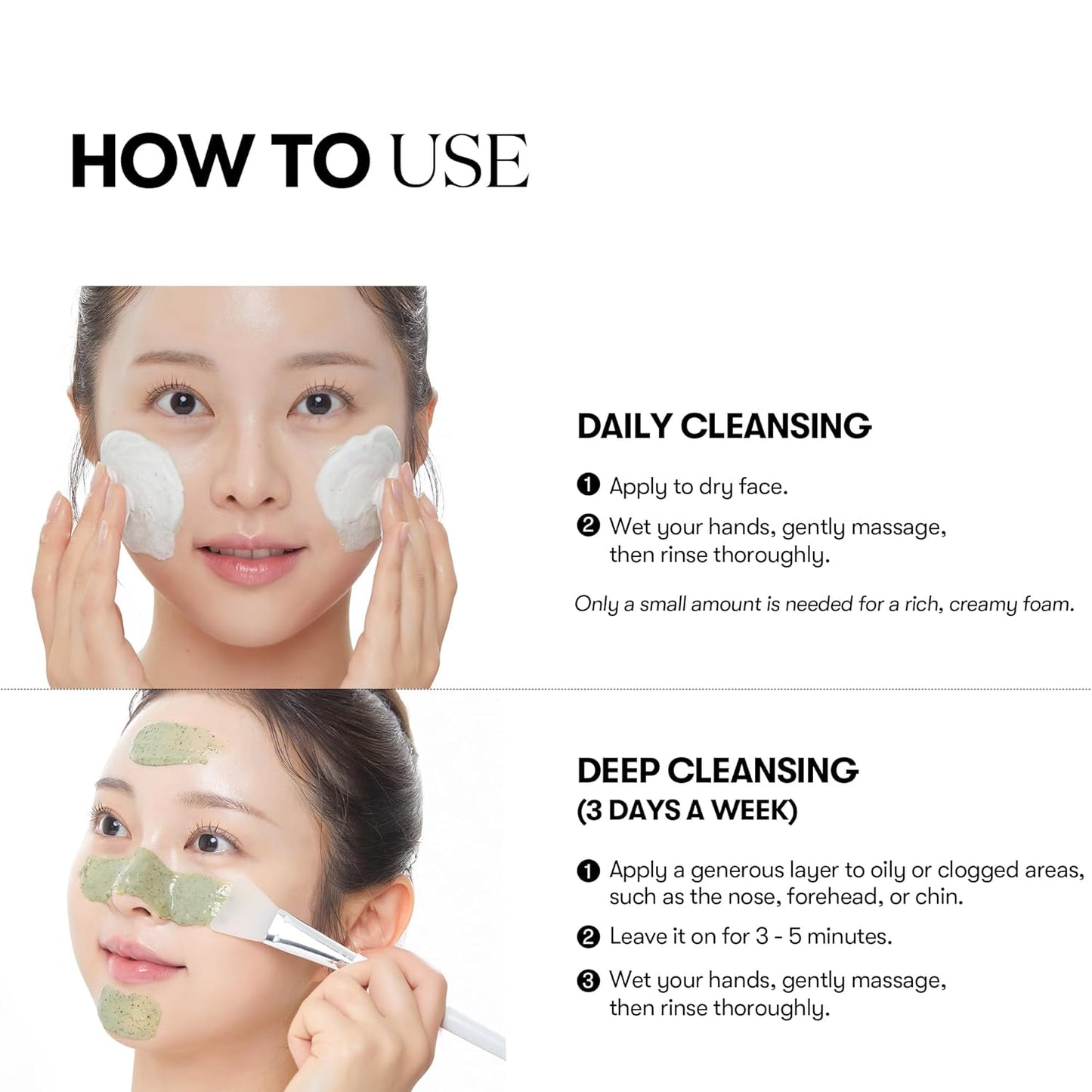VT COSMETICS CICA Mask Cleanser, 2-in-1 Facial Wash, Non-Drying Clay Mask, Gentle Pore Care, Exfoliating, Hydrating, Centella Asiatica for Acne-Prone & Sensitive Skin, Korean Skincare -LLH