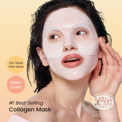 Bio-Collagen Real Deep Mask, Hydrating Overnight Hydrogel Mask, Pore Minimizing, Elasticity Improvement, Korean Skincare | 1.19oz(34g)