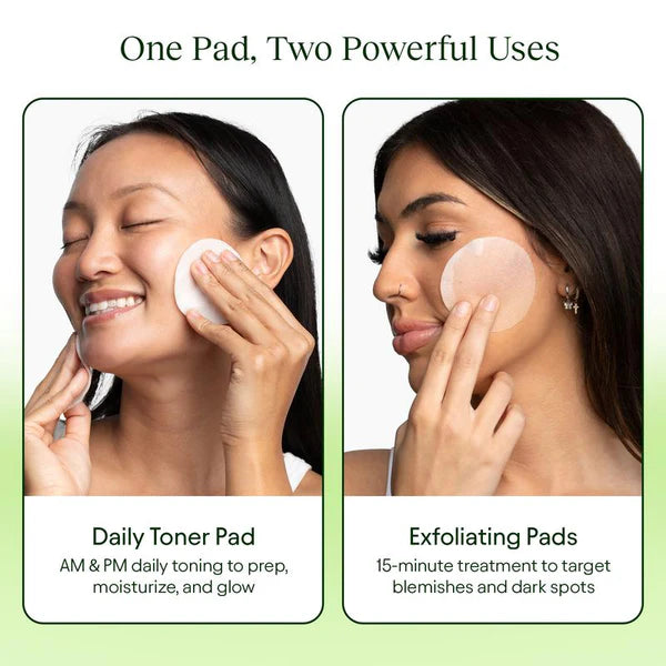 Korean Skincare Anti-Aging, Dark Spot &Wrinkle Minimizing Toner Pads with Snail Mucin,Centella Asiatica, Niacinamide, PeptideComplex-100 ct