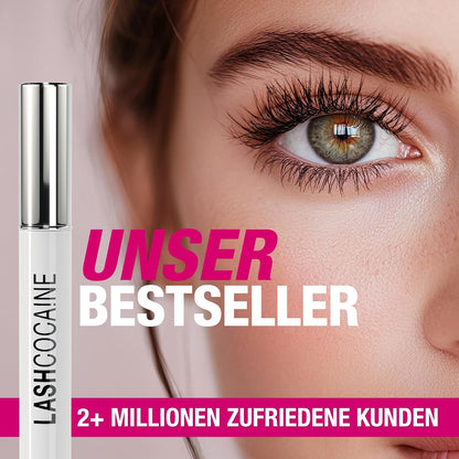 LASHCOCA!NE PROFI Wimpernserum – Das virale Original für lange & volle Wimpern – Wimpernbooster mit PRO-Formel & 2-fach Wirkansatz – Vegan – Ultimativer Testsieger – Made in Germany by Svenja Walberg-XDX