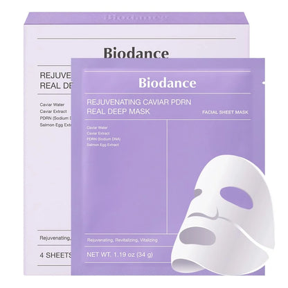 Bio-Collagen Real Deep Mask, Hydrating Overnight Hydrogel Mask, Pore Minimizing, Elasticity Improvement, Korean Skincare | 1.19oz(34g)