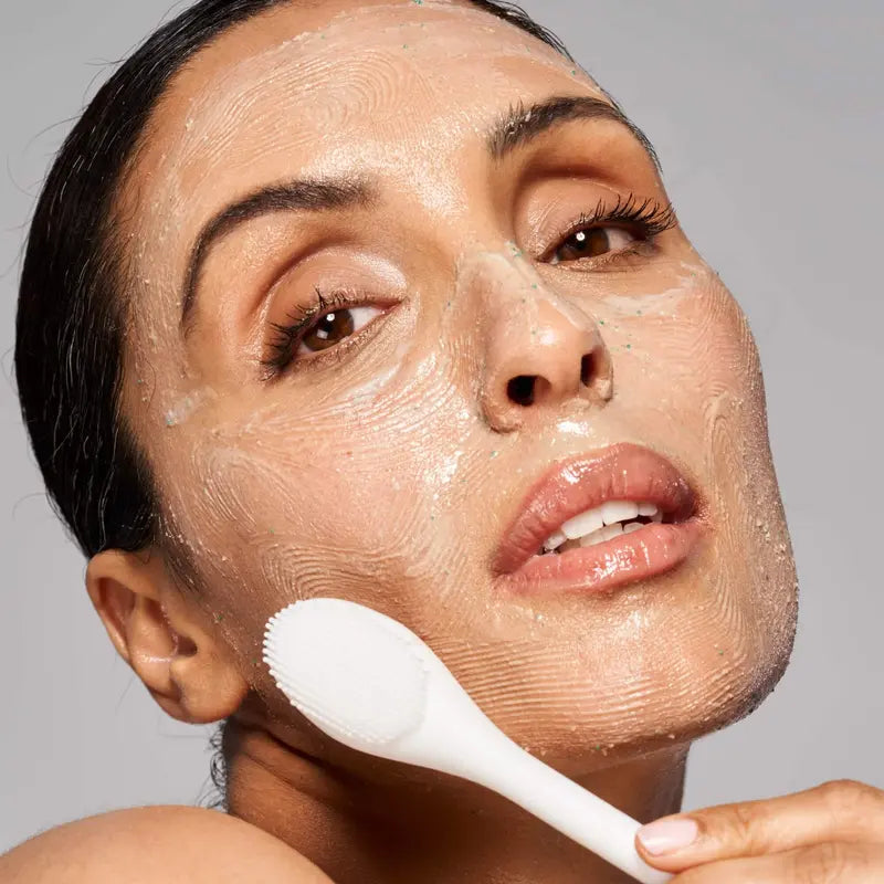 DermAppeal Microdermabrasion BeautyTreatment w/ V5 Crystal Technology Facial Exfoliate Tube - Powerful Microdermabrasion Skincare Treatment for All Skin Types Brightening Exfoliating Moisturizing Chemical Exfoliant