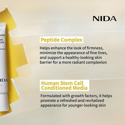 NIDA Revive Eye Cream For Face And Neck (40mL) / Probiotic Solution, Retinal, Peptide / Wrinkles, Fine Lines, Aging Skin