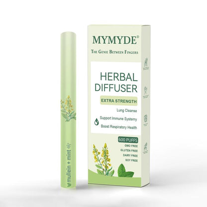 Thyme and mint extracts for lung detoxification and oral air freshening, herbal diffusion pen relaxation stick Solution