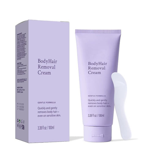 Body Hair Removal Cream, Hair Removal Cream Sensitive Skin,Gentle and Effective Depilatory Formula for Smooth Skin, Ideal for Legs, Arms, and Bikini Area, Suitable for Both Women and Men