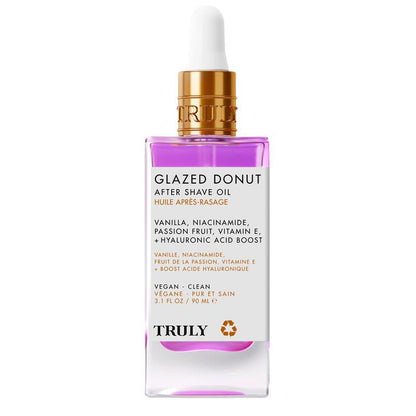 Glazed Donut After Shave Oil - Hydrating Sensitive Skin - Sweet Vanilla Glaze & Passion Fruit Scent