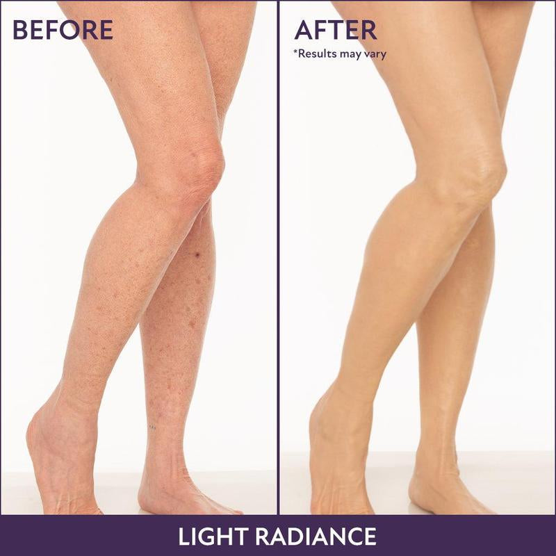 Natural Radiance Body Coverage Perfector .Waterproof Leg & Body Makeup -Tattoo Cover UpMakeup-3.5 Oz(Natural Radiance) with a brush