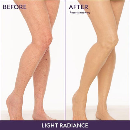 Natural Radiance Body Coverage Perfector .Waterproof Leg & Body Makeup -Tattoo Cover UpMakeup-3.5 Oz(Natural Radiance) with a brush