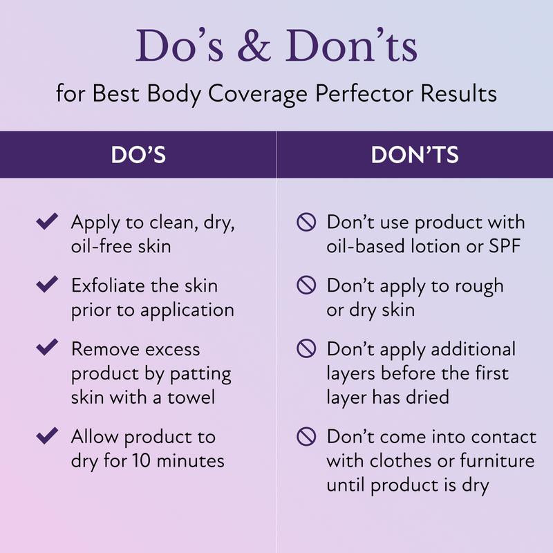 Natural Radiance Body Coverage Perfector .Waterproof Leg & Body Makeup -Tattoo Cover UpMakeup-3.5 Oz(Natural Radiance) with a brush