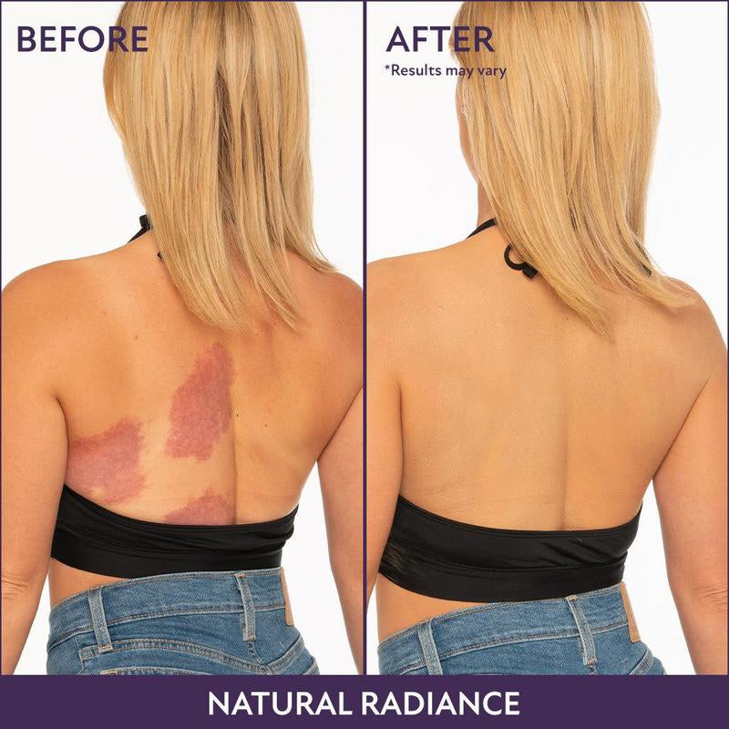 Natural Radiance Body Coverage Perfector .Waterproof Leg & Body Makeup -Tattoo Cover UpMakeup-3.5 Oz(Natural Radiance) with a brush