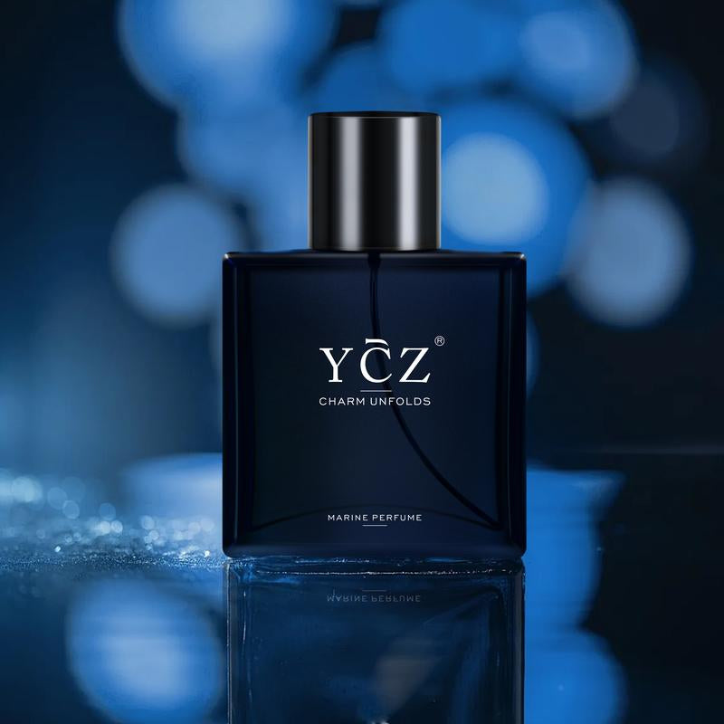 YCZ Perfumes Midnight Marine Eau De Parfum -Unisex 50ml Ocean Fresh Scent PremiumAromatic Woody Fragrance for Him & Her