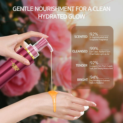 Let's smile 48 Hours Aroma & 72 Hours AROMA HYDRATEBODY WASH (Gold Edition)- gentle cleansing,suitable for all skin types, suitable for men and women - 250ml Luxurious